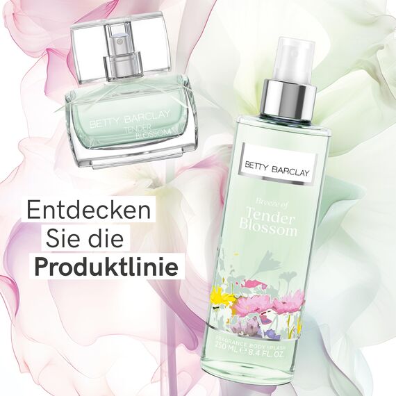 Betty Barclay® Tender Blossom | Body Splash - blumig - fruchtig - frisch - ein natürlicher sinnlicher Duft der Sinnlichkeit versprüht | 250ml Body Splash