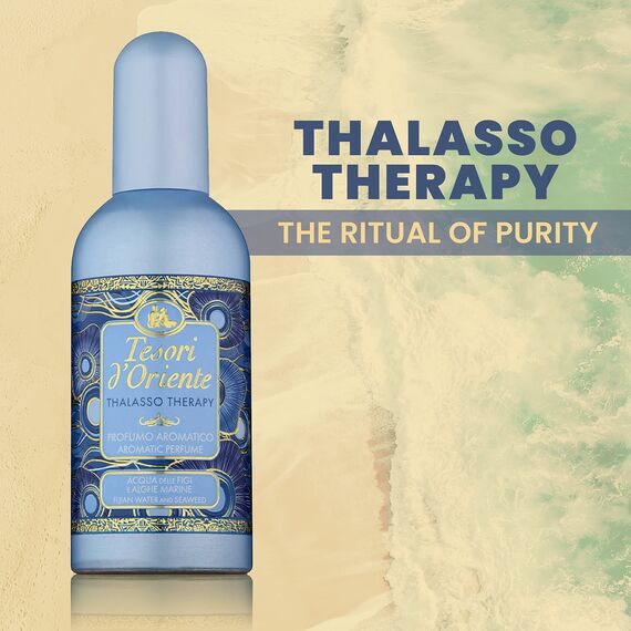 Tesori d'Oriente - Aromatischer Duft Thalasso Therapy, aus Meeresduft, Noten von Bergamotte, Lavendel, Patschuli und weißem Moschus, 100 ml