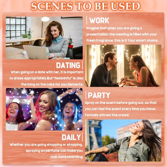 Parfüm Bodyspray Damen 48ml Mit Haken,Fruchtiges Body Mist,Long Lasting Fragrance Spray,Hair and Body Fragrance Mist,Parfüm für Damen,Parfümspray für Reisen,Urlaubsreise,Gift for Women