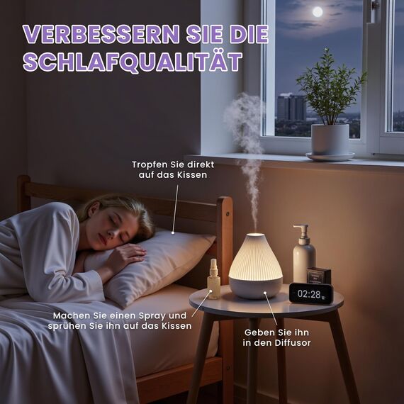 EVOKE OCCU Lavendelöl 118ml, reines Lavendel ätherisches Öl für Diffusor Haut Massage Kerze Seife machen- 4 FL Oz