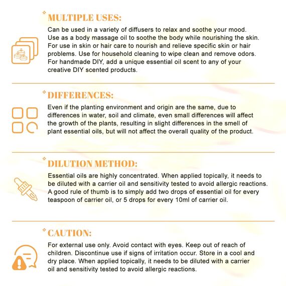 Ätherisches Öle Süßorange 100ML, MAYJAM Süßorangeöl 100% Rein, Ideal für Fröhlich Aromatherapie Diffuser Duftöl Massage