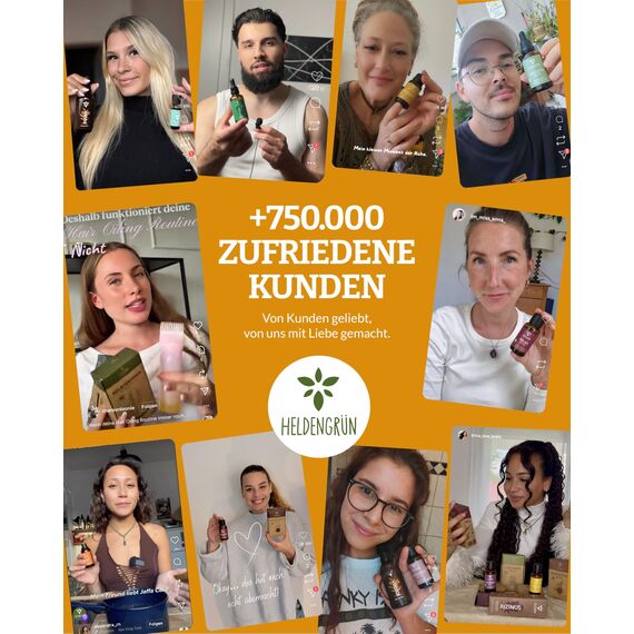 Heldengrün® BIO Orangenöl [100% NATURREIN] Kaltgepresst aus echten Orangen - Orangenöl zum Verzehr - Ätherisches Öl - Duftöl Orange Oil