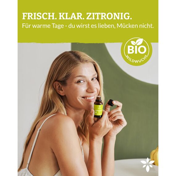 Heldengrün® BIO Citronellaöl [100% NATURREIN] Dermatologisch getestet - Echtes Citronella Öl - Zitronig, erfrischend & frisch - Duftöl Mücken - Citronella Oil - 2 x 30 ml