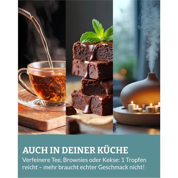 Heldengrün® BIO Pfefferminzöl [100% NATURREIN] - Reines Pfefferminzöl zum Verzehr - Frisch, belebend & klar - Minzöl aus Griechenland - Peppermint Oil - 2 x 30 ml