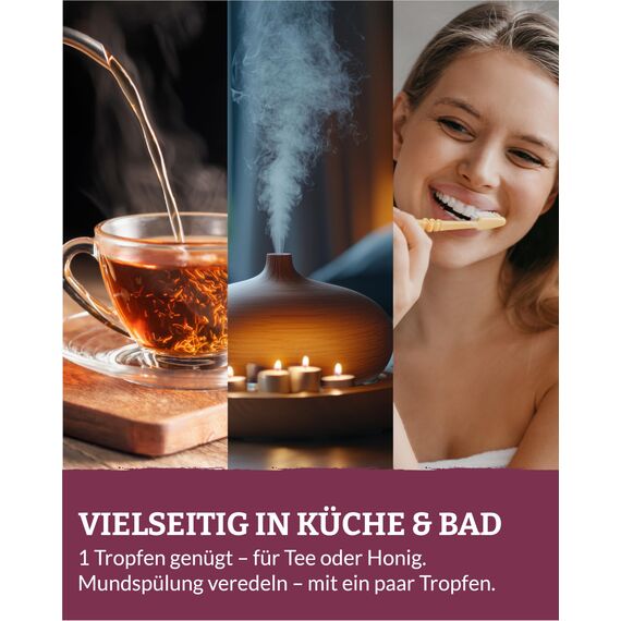 Heldengrün® BIO Nelkenöl [100% NATURREIN] Nelkenöl zum Einnhemen - Echtes Gewürznelkenöl - Ätherisches Nelkenöl Bio - Nelken Duftöl Clove Oil - 3 x 30 ml