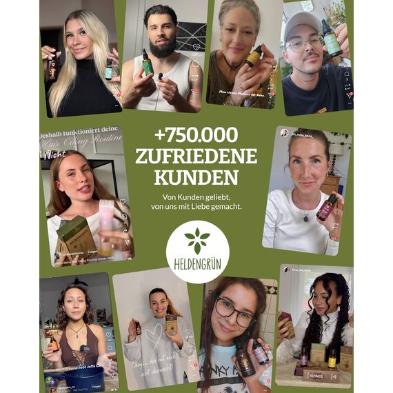 Heldengrün® BIO Teebaumöl [100% NATURREIN] Natürliche Haut- und Gesichtspflege - Tee Tree Oil - Teebaumöl Pickel unterstützt bei Unreinheiten - 2 x 30 ml