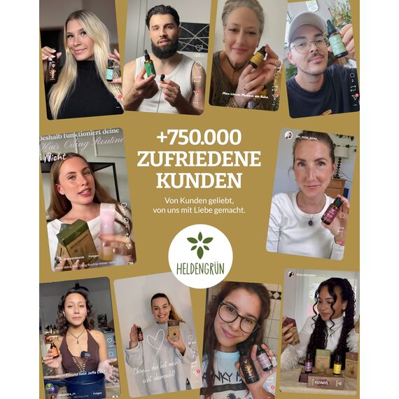 Heldengrün® BIO Ylang Ylang Öl [100% NATURREIN] - Echtes Ylang Ylang ätherisches Öl - Blumig, süß & exotisch - Düftöl - 2 x 30 ml