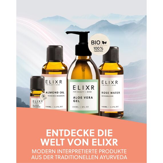 ELIXR – Blutorangenöl zur Raumbeduftung, für Aromatherapie & als Massageöl – 100% naturreines ätherisches Öl aus Blutorange – zertifizierte Naturkosmetik aus Deutschland (10ml)