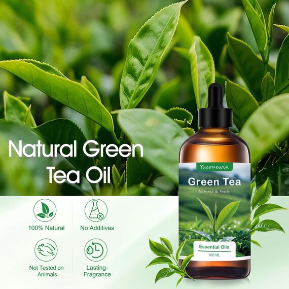 Teebaumöl 100 ml, Reines Ätherische Öle für Aroma Diffusor, Teebaumöl Ätherisches Öl Aromatherapie Duftöl für Massage, DIY, Seife, Kerzenherstellung, Bad, Geschenke für Frauen Weihnachten