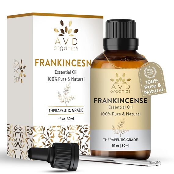 AVD ORGANICS weihrauchöl haut |100% rein und natürlich weihrauch öl in therapeutischer Qualität | für Massage, Diffusor, Raumduft,|1 Fl. Oz