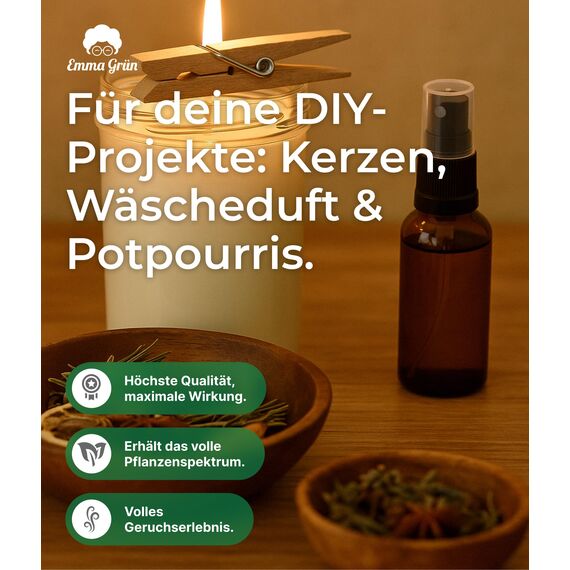 Emma Grün® Bio Zirbenöl [100% NATURREIN] - Echtes Zirbelkiefer Öl 3x 30ml aus Alpen Wildwuchs - WILDE ERNTE - Naturreines Ätherisches Öl - Waldiges Zirbenöl für Diffusor, Zirbenspäne & Sauna