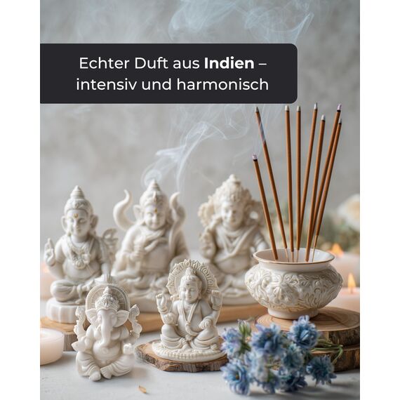Räucherstäbchen Set – 100 Incense Sticks (5x20) – Little Han, Little GOP, Little Gan, Little Shi & Little Bud – Perfekt für Meditation, Yoga, Chakren, Rauhnächte – Weihrauch Stäbchen zur Entspannung