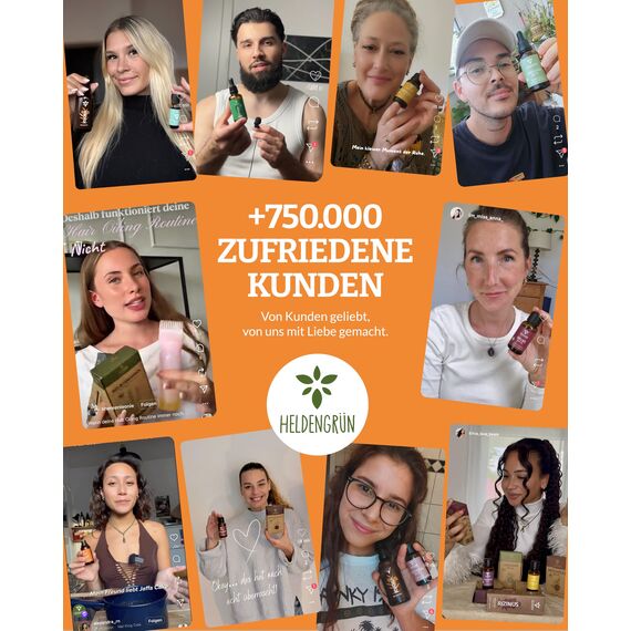 Heldengrün® Raumspray Zitrone "Lebensfreude" [ECHTE BIO-ÖLE] Dermatologisch getestet - Bio Raumduft für lebendige Frische - Textil Duftspray mit Zitrus & Zedernholz - 3 x 100 ml