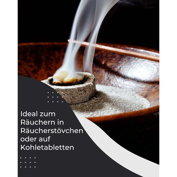 Benzoe Sumatra zum Räuchern 50 gr aus Malaysia, Styrax Benzoin Räucherharz naturreines Räucherwerk Aromatisches Harz Duftendes Harz Benzoin Sumatra Räuchermittel Entspannungsduft