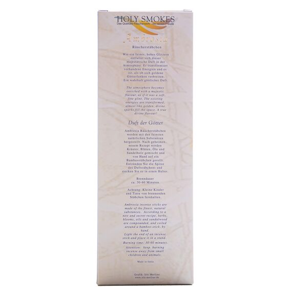Berk HS-100-P4-12 Räucherstäbchen, 4x, 8x, oder 12x Ambrosia (4 Packungen)