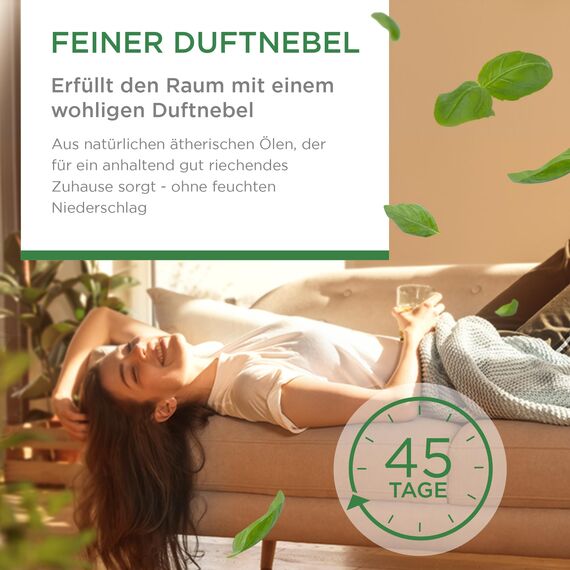 Air Wick Aroma-Öl Flakon Vorteilspack – Duftöl Nachfüller Set für den Air Wick Diffuser – Duft: Wohltuende Pfingstrose & Jasmin – 3 x 20 ml ätherisches Öl