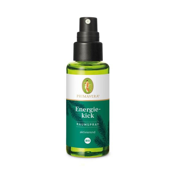 PRIMAVERA Raumspray Energiekick bio 50 ml - Douglasfichte, Weißtanne und Grapefruit - Aromadiffuser, Aromatherapie - aktivierend - vegan