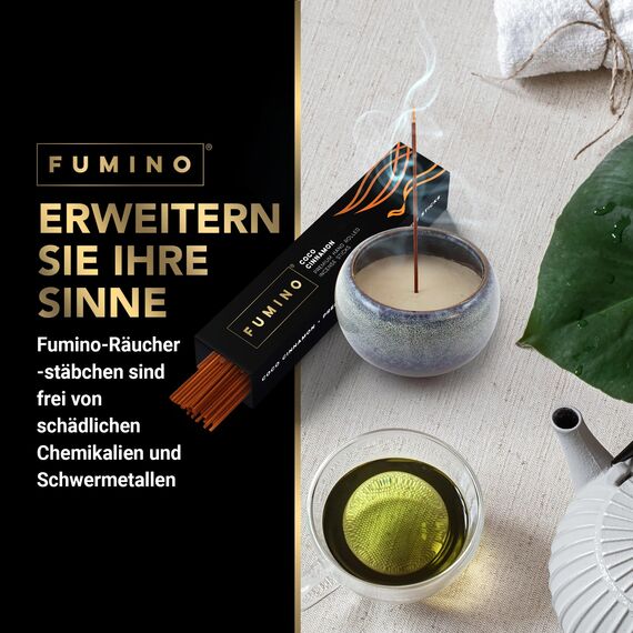 Fumino Räucherstäbchen Set Essentiell – Handgefertigte Masala Agarbatti für Entspannung, Meditation & Duft – 6 Boxen, 84 Stäbchen