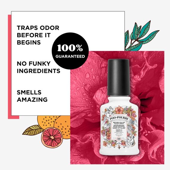 Poo Pourri Tropical Hibiscus Toilet Spray 59 ml