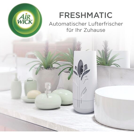 Air Wick Freshmatic Max Raumspray – Nachfüller für den Air Wick Freshmatic Max – Duft: Raspberry Rose Splash – 6 x 250 ml Nachfüller