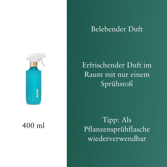 RITUALS Raumspray, The Ritual of Karma, Weißer Tee und Lotusblüte, Lang anhaltender Luxusduft, Premium Glasflasche, 400 ml