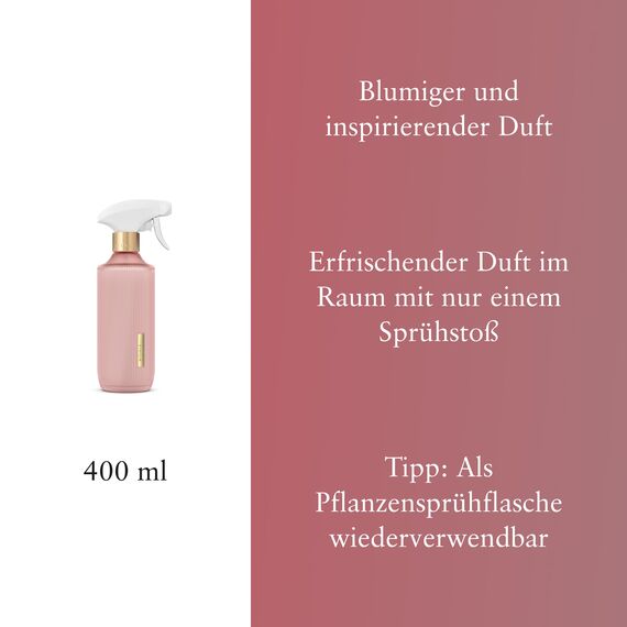 RITUALS Raumspray, The Ritual of Sakura, Reismilch und Kirschblüte, Lang anhaltender Luxusduft, Premium Glasflasche, 400 ml