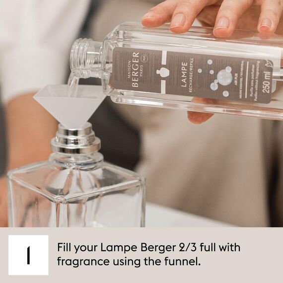 Maison Berger – Nachfüllung Zauber der Vanille 500 ml für Lampe Berger – 2-in-1 geruchsneutralisierendes Raumduft-Öl – Bourbon-Vanille, Rum
