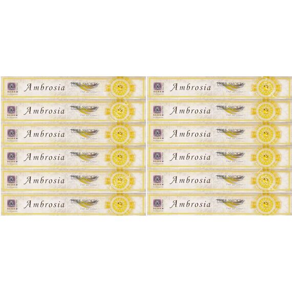 BERK - Räucherstäbchen - Ambrosia - Duft der Götter - 12 Packungen