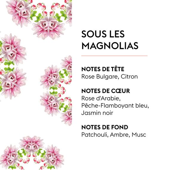 Maison Berger – Nachfüllung Unter den Magnolien 500 ml für Lampe Berger – 2-in-1 geruchsneutralisierendes Raumduft-Öl – Rose, Patchouli