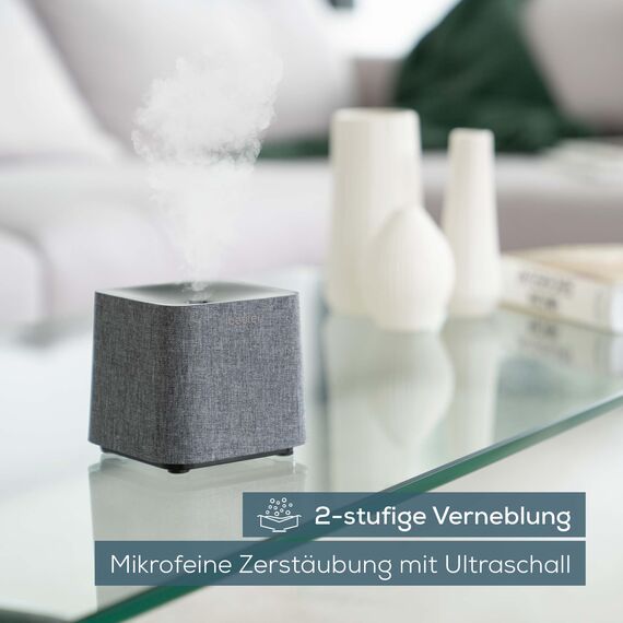 Beurer LA 35 Aroma Diffuser, zur Raumbeduftung für Räume bis 20 m², mikrofeine Zerstäubung mit Ultraschall, mit LED Licht, geräuscharm und energiesparend, Abschaltautomatik