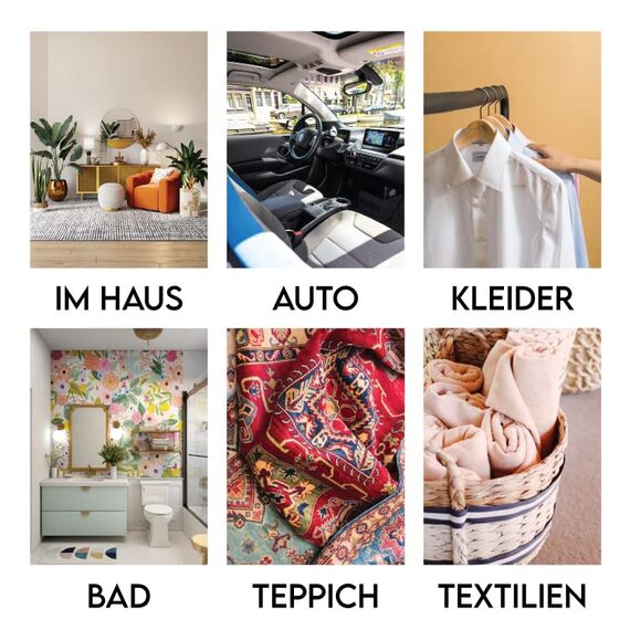 AROMISTA Lemon + Vanilla Auto Parfüm Raumspray 200ml Duftspray Auto Duft Raumduft Lufterfrischer Spray