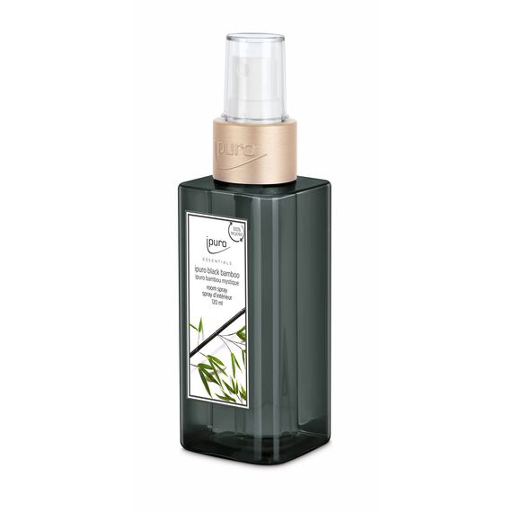 ipuro - erfrischendes ipuro black bamboo Raumspray - dezentes Duftspray mit grünen & holzigen Noten - stilvolles Room Fragrance für ein puristisches Dufterlebnis in jedem Raum 120 ml (Packung mit 2)