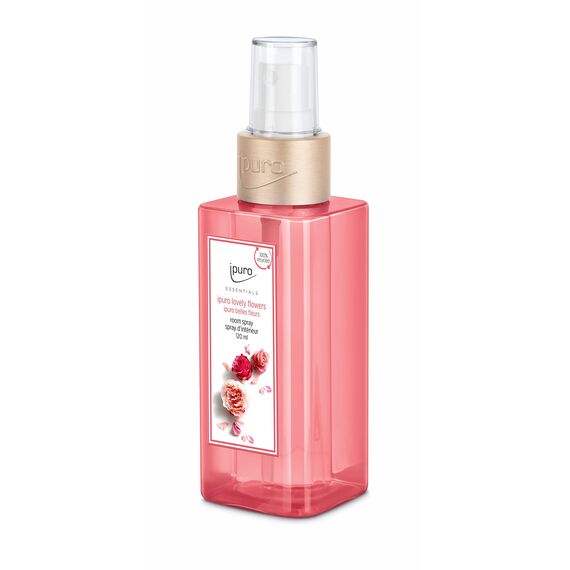 ipuro - erfrischendes ipuro lovely flowers Raumspray - dezentes Duftspray mit frischen & blumigen Noten - stilvolles Room Fragrance für ein puristisches Dufterlebnis in jedem Raum 120 ml