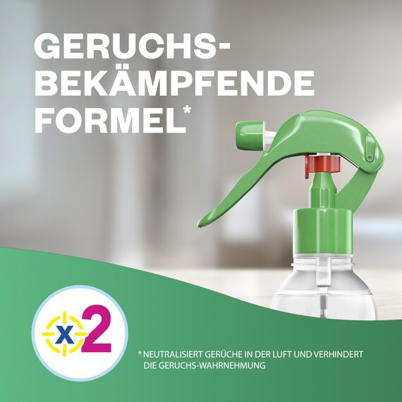 Air Wick Active Fresh – Aerosolfreies Raumspray mit natürlichen ätherischen Ölen – Duft: Frische Wäsche – 1 x 237 ml