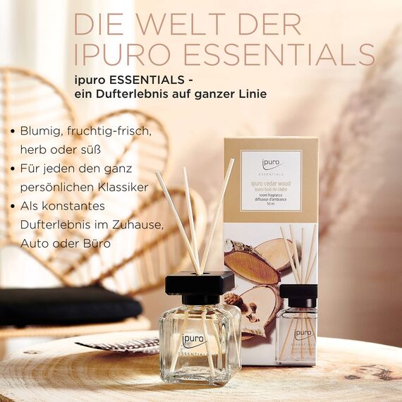 ipuro - erfrischendes ipuro lime light Raumspray - dezentes Duftspray mit spritzigen & blumigen Noten - stilvolles Room Fragrance für ein puristisches Dufterlebnis in jedem Raum 120 ml