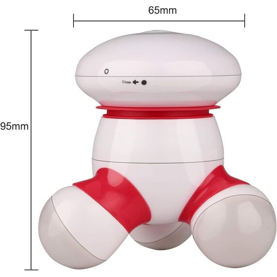 Cotsoco Mini-Handmassagegerät, tragbar, vibrierend, mit LED-Licht, ideal für Hand, Kopf, Nacken, Rücken, Arme, Gesicht, Schmerzlinderung