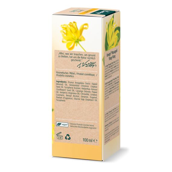 Kneipp Pflegendes Massageöl Ylang-Ylang, 100 ml