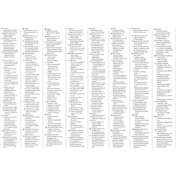 P S Mark II Traditional Herbal Aroma Riechstift 100% Natürlich 3 Stück