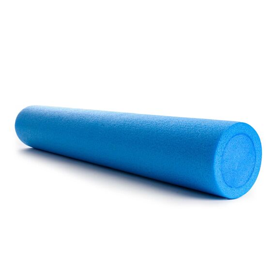 Kawanyo – Pilates Rolle 90 cm für Stabilitäts- & Balanceübungen – Übungshilfe zum Pilatestraining – Yoga Rolle aus Hartschaum für Yoga, Pilates, Fitness, Gymnastik, Reha & Therapie (Blau)