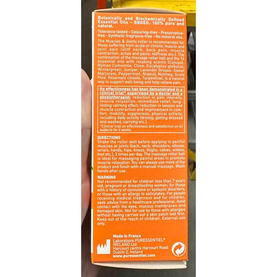 Puressentiel - Gelenk & Muskel – Roll-on mit 14 ätherischen Ölen - Lindert Muskel- und Gelenkschmerzen - 75 ml (Packung mit 2)