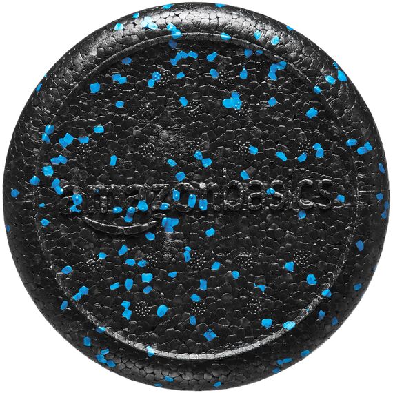 Amazon Basics - Hochdichte Schaumstoffrolle, Blau gesprenkelt, rund - 60 cm