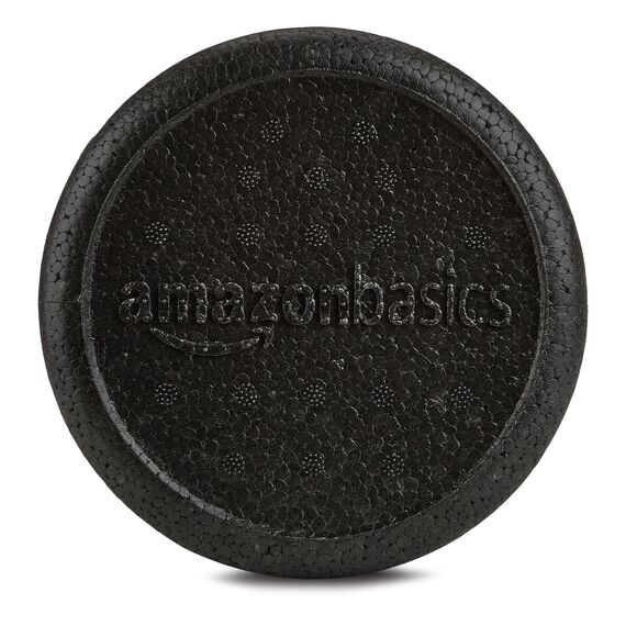Amazon Basics Hochdichte Schaumstoffrolle, rund - 90 cm, Schwarz
