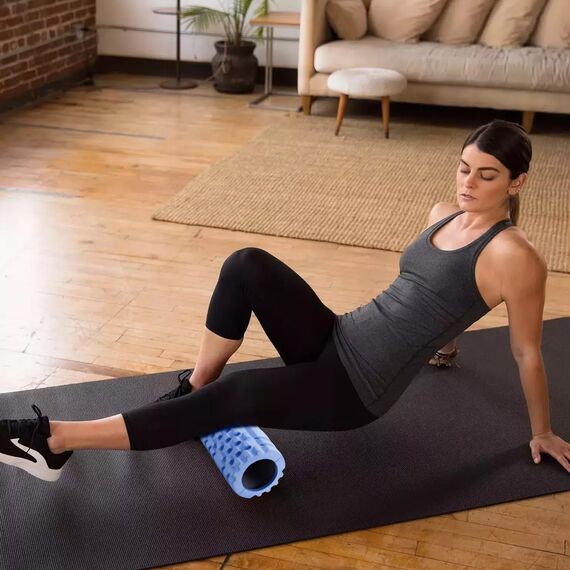 Fazienrolle Rücken Wirbelsäule, Blackroll, Massage Roller für Rücken Wirbelsäule Rücken Beine, Faszienrolle Wirbelsäule für Fitness, Gym (Blau)