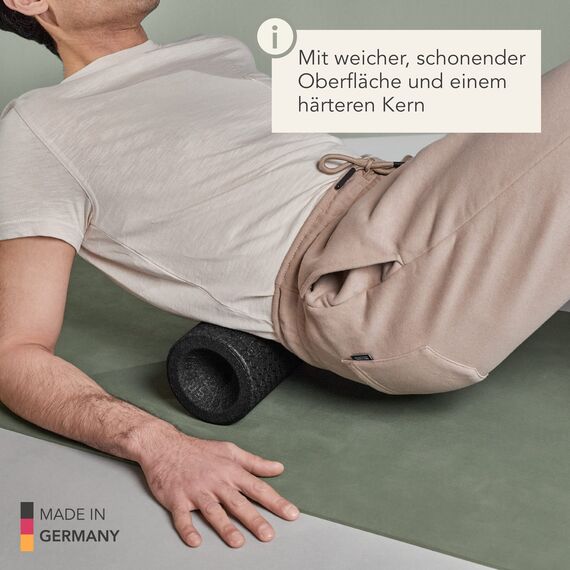 Liebscher & Bracht Original Faszien-Set: Faszienrolle und Faszienball (je 2 Stück) Faszienrollenset, Massageball & Rollen Made in Germany, Übungs-App