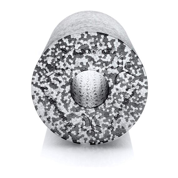 BODYMATE Faszienrolle Standard Mittel-Hart mit Gratis E-Book - Black/White 30x15cm