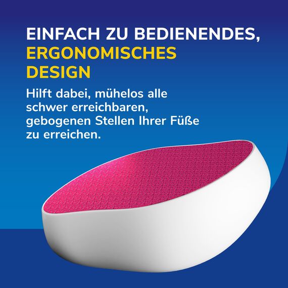 Dr. Scholl’s Nano Glas Hornhautfeile - Weiche Füße in wenigen Minuten, Hornhautentferner, Special Edition Rosa, Pediküre, Geeignet für Nasse oder Trockene Füße, Hornhaut Entfernen Fuß, Fußpflege
