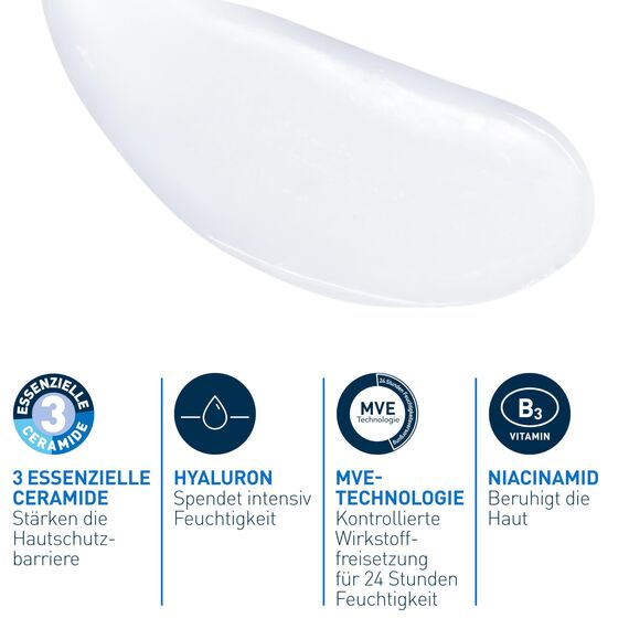 CeraVe Regenerierende Handcreme, Sanfte Creme bei empfindlicher Haut, Ohne Duftstoffe, Bei Neurodermitis oder Allergien, Mit Hyaluronsäure und essenziellen Ceramiden, 50 ml