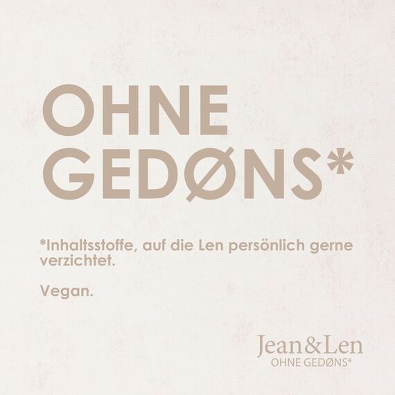 Jean & Len – Sehr geile Handcreme Neutral, Handpflege für strapazierte Hände, pflegt intensiv, ohne Parabene und Silikone, vegan, Handcreme Tube, 75 ml