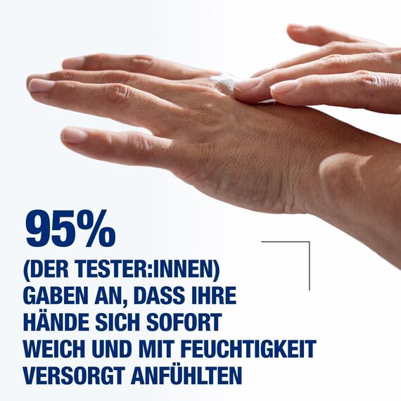 Neutrogena Sofort einziehende Handcreme, leichte und nicht fettende Feuchtigkeitscreme mit Glycerin + Vitamin E bei trockenen, rissigen Händen, im praktischen Handcreme Spender 150 ml