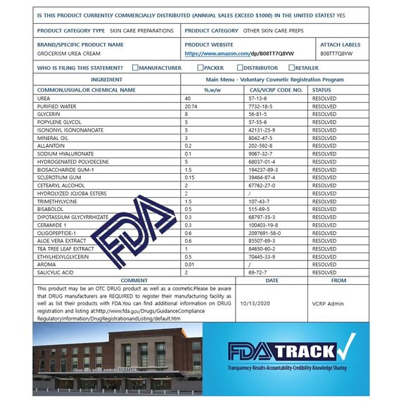 Urea Creme 20 prozent 250 Gramm || Hornhautentferner Fußcreme, Handcreme, Bodylotion mit Hyaluronsäure, Teebaum und Aloe Vera für tiefe Feuchtigkeit, Kallusentferner und Erweichung